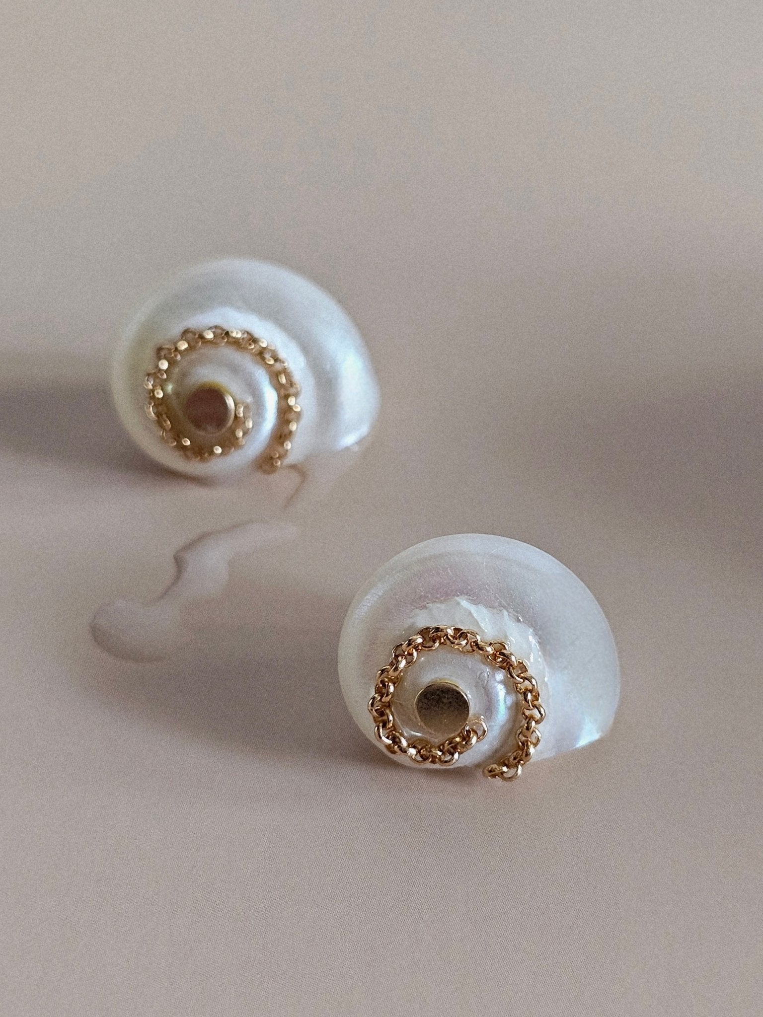 Boucles coquillage Céleste - Zyrola