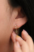 Boucles d’oreilles pendantes Branche de pierre de lune – Élégance mystique en plaqué or, rhodium ou or rose - Zyrola