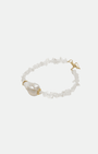 Bracelet Quartz & Perle de Culture Baroque – Plaqué Or 24 Carats – Gisel B - Zyrola
