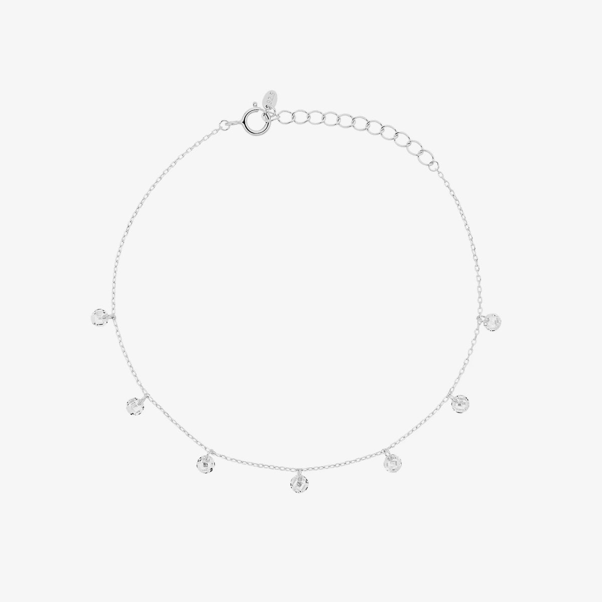 Bracelet Seven Drops Cubic – Élégance délicate en plaqué or, argent sterling ou or rose - Zyrola