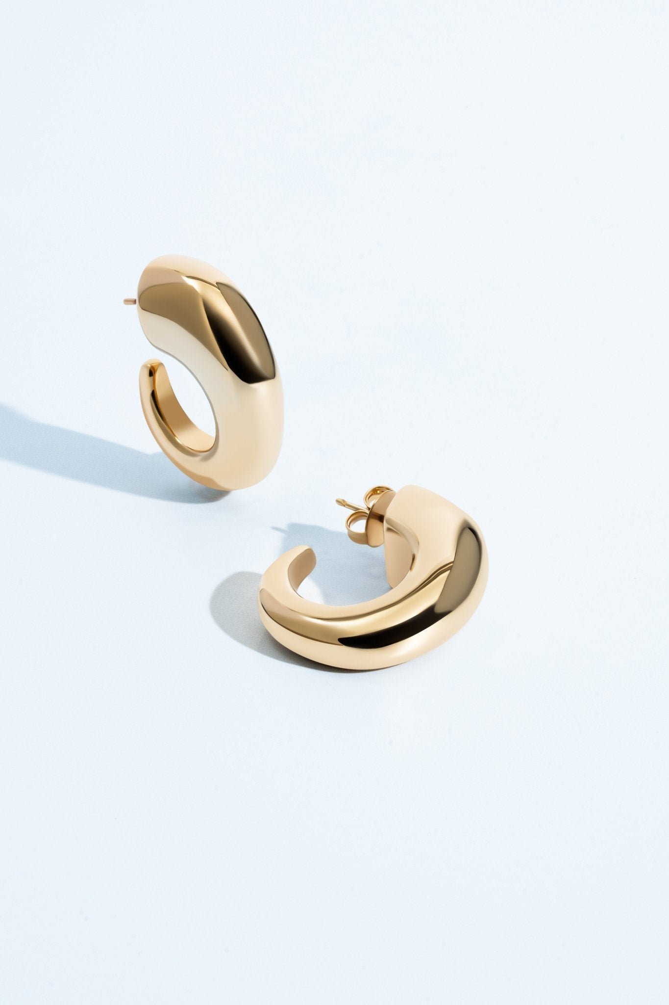 Camila Gold Open Hoops - Zyrola