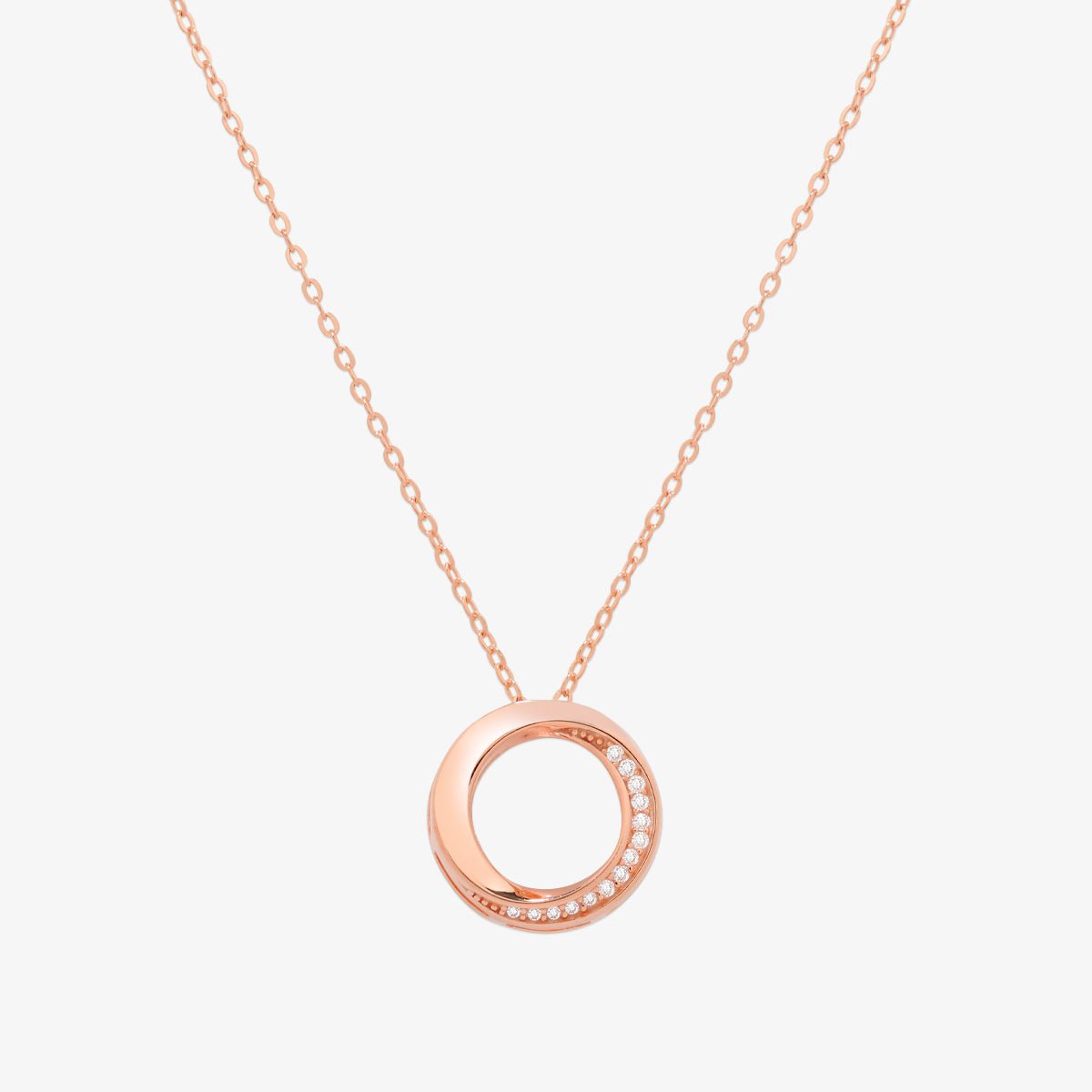 Circle cubic necklace - Zyrola