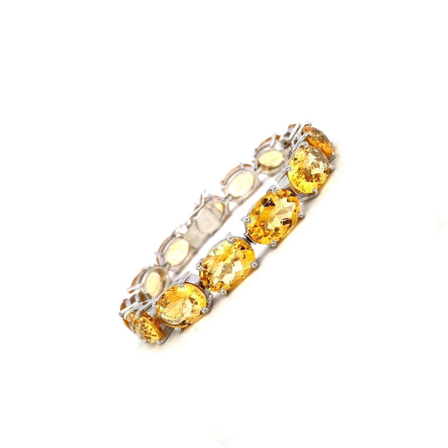 Citrine Bracelet in .925 Sterling Silver - KSD 41178 - Zyrola