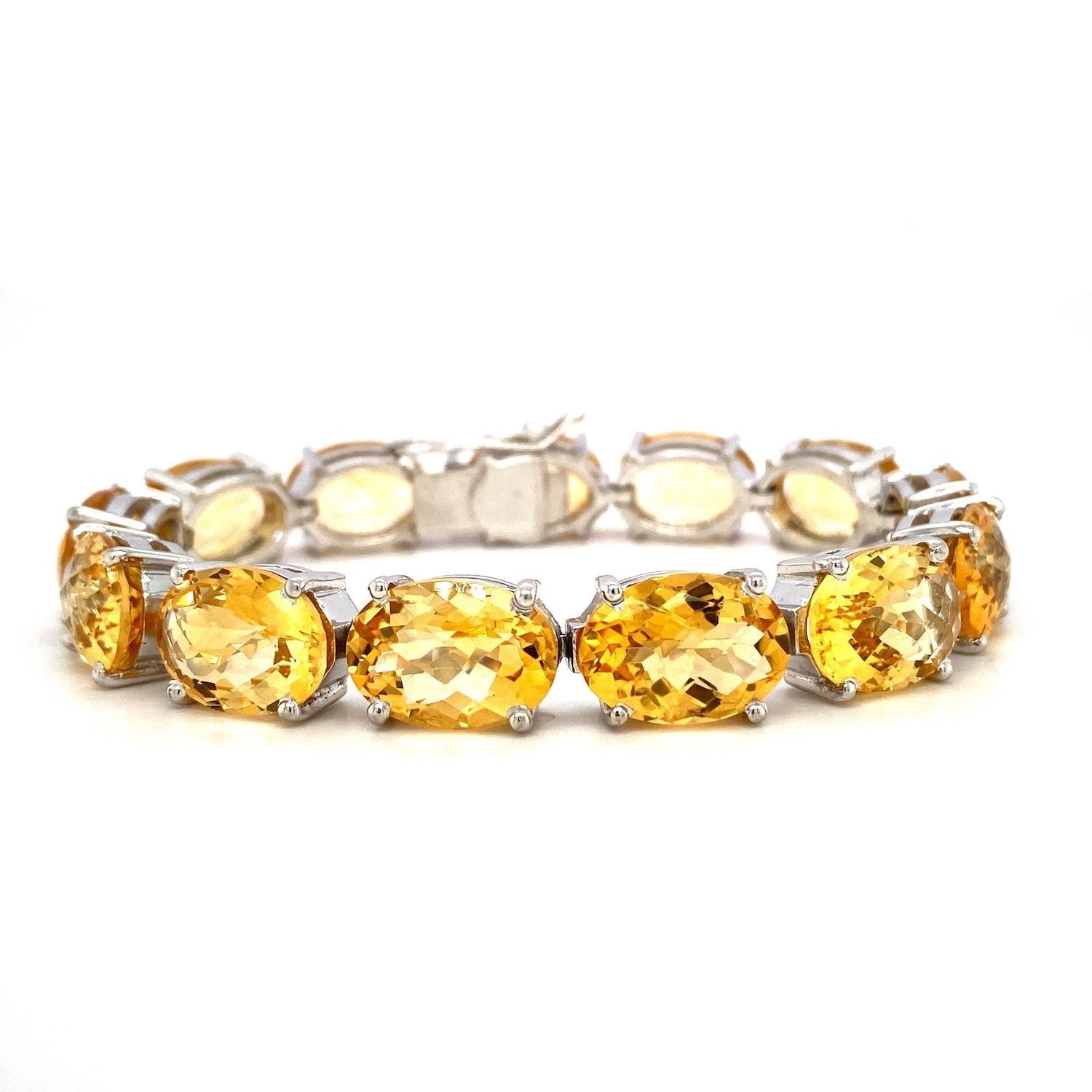 Citrine Bracelet in .925 Sterling Silver - KSD 41178 - Zyrola