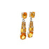 Citrine Earring in .925 Sterling Silver - KST 55013 - Zyrola