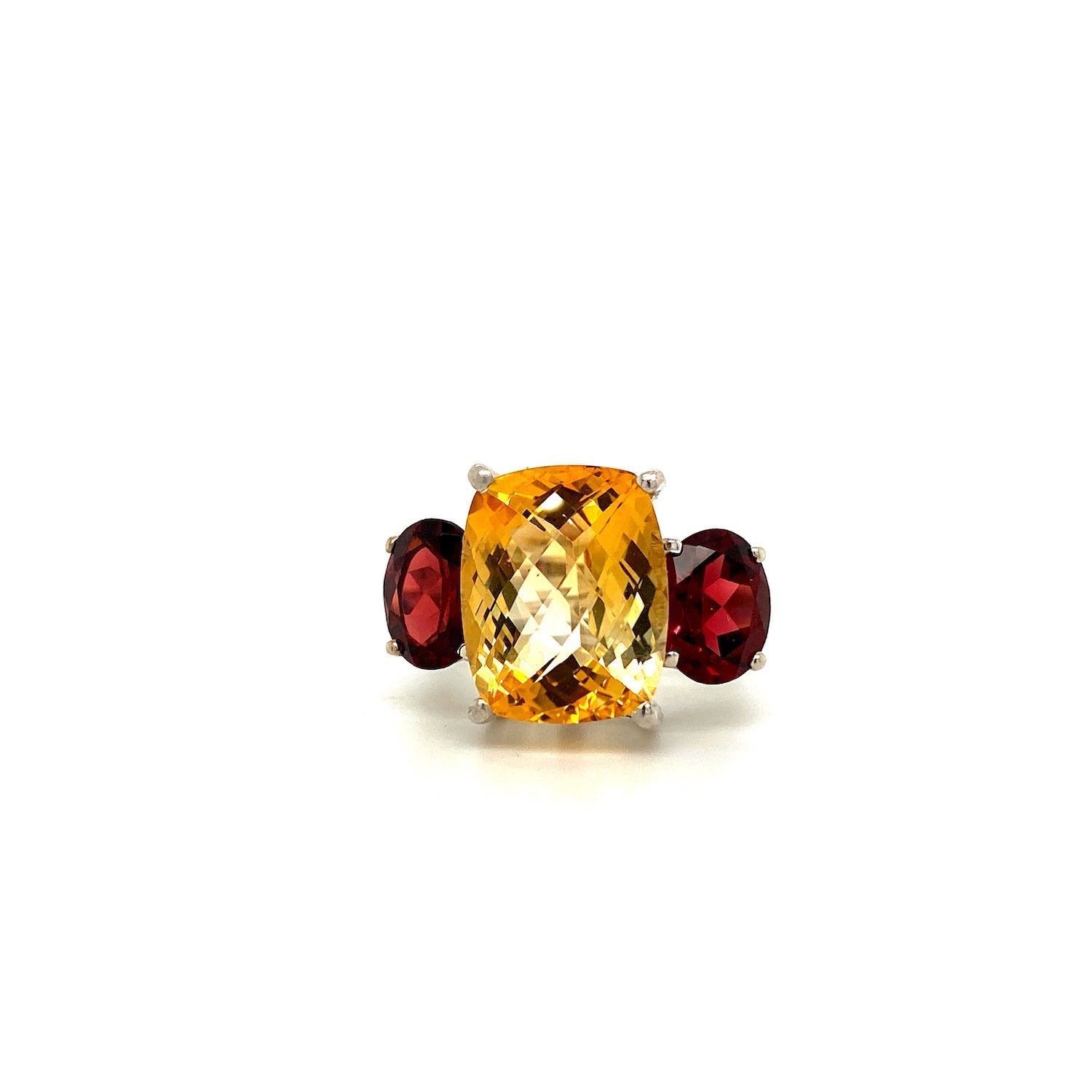 Citrine Ring in .925 Sterling Silver KSR - 15909 - Zyrola