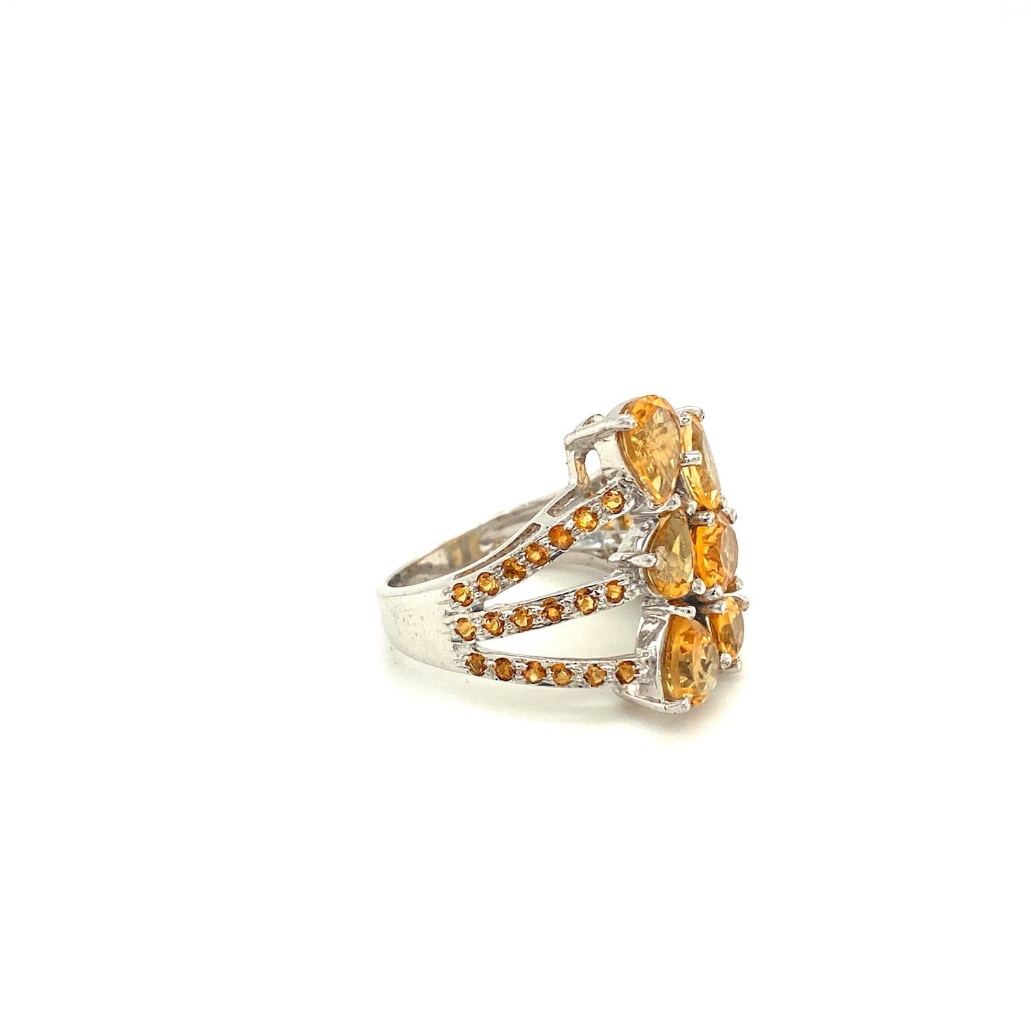 Citrine Ring in .925 Sterling Silver KSR - 1921 - Zyrola