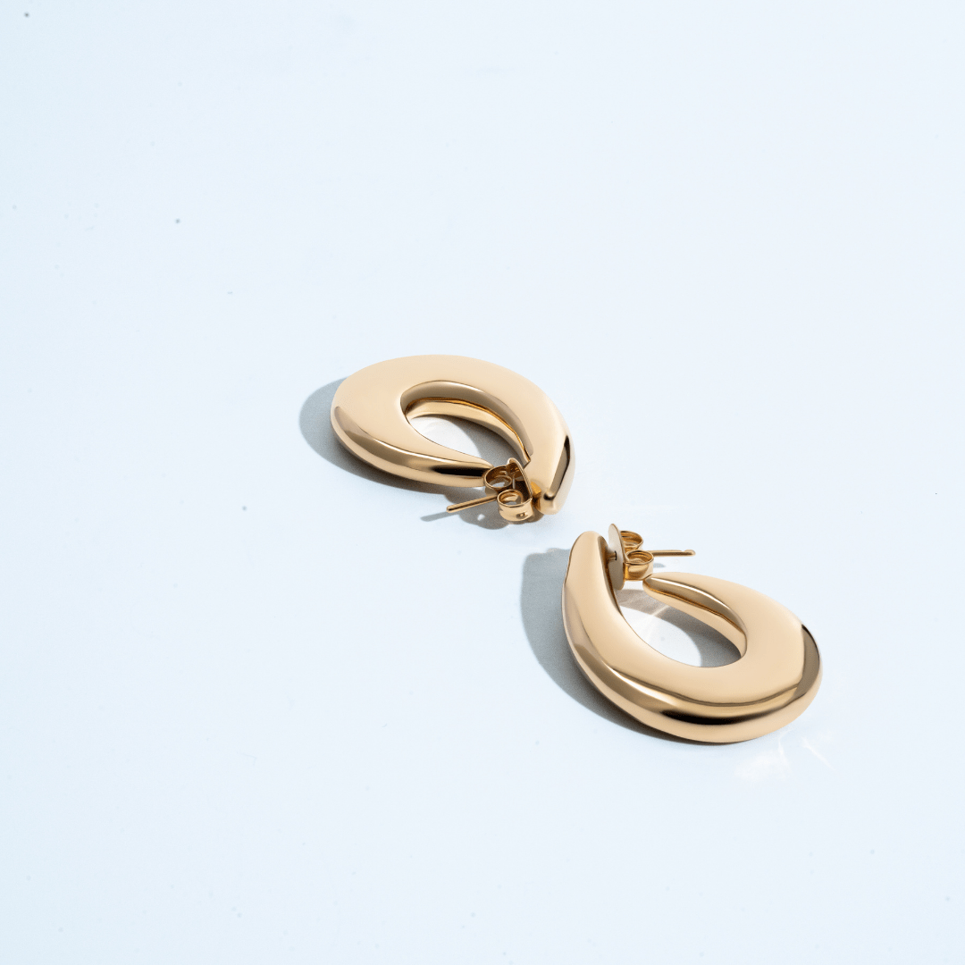 Clara Gold Hoops - Zyrola