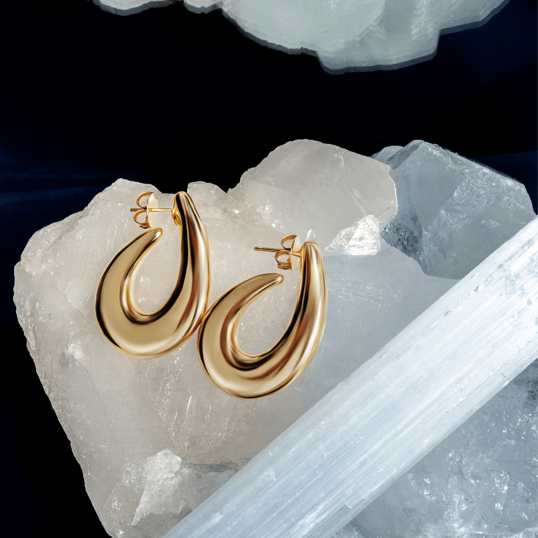 Clara Gold Hoops - Zyrola