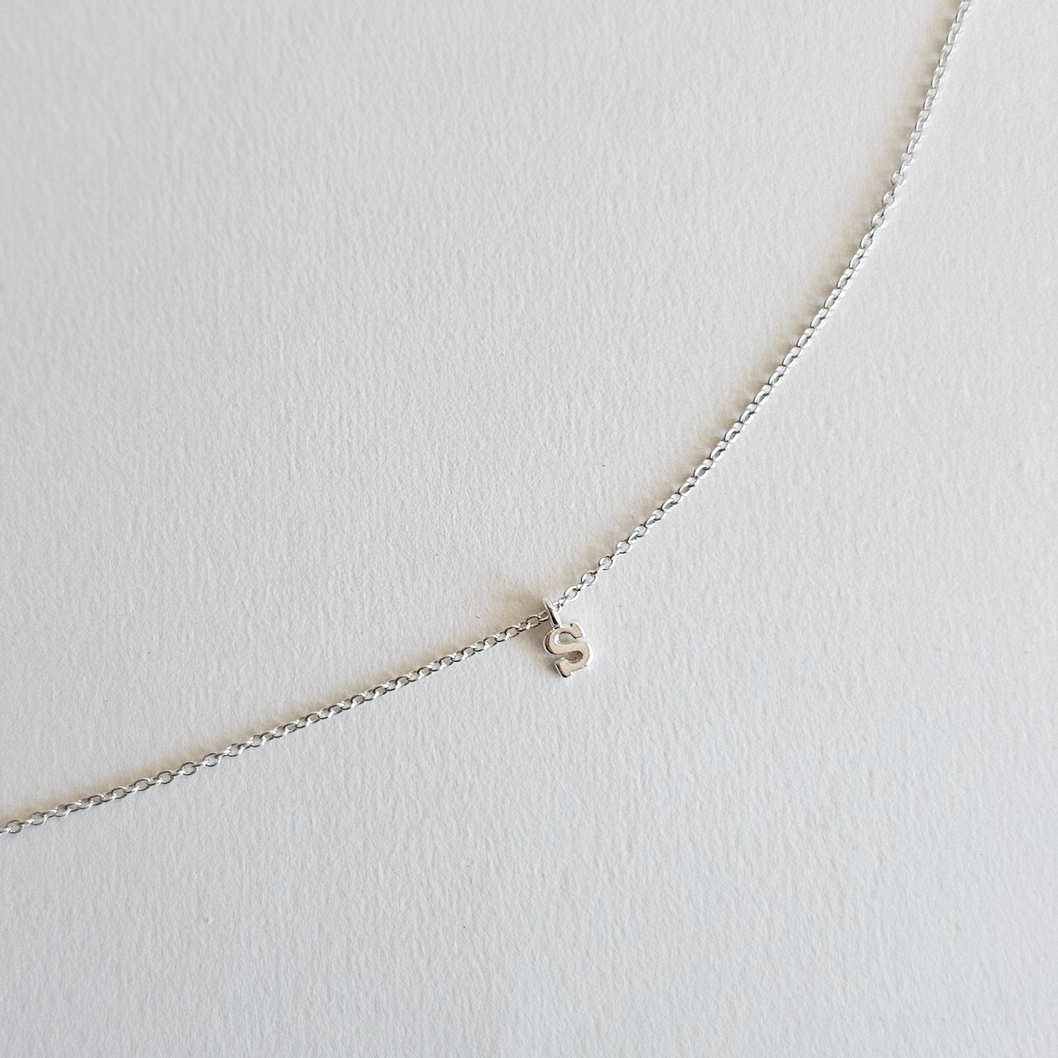 Collier Lettre d'Amour argent - Zyrola