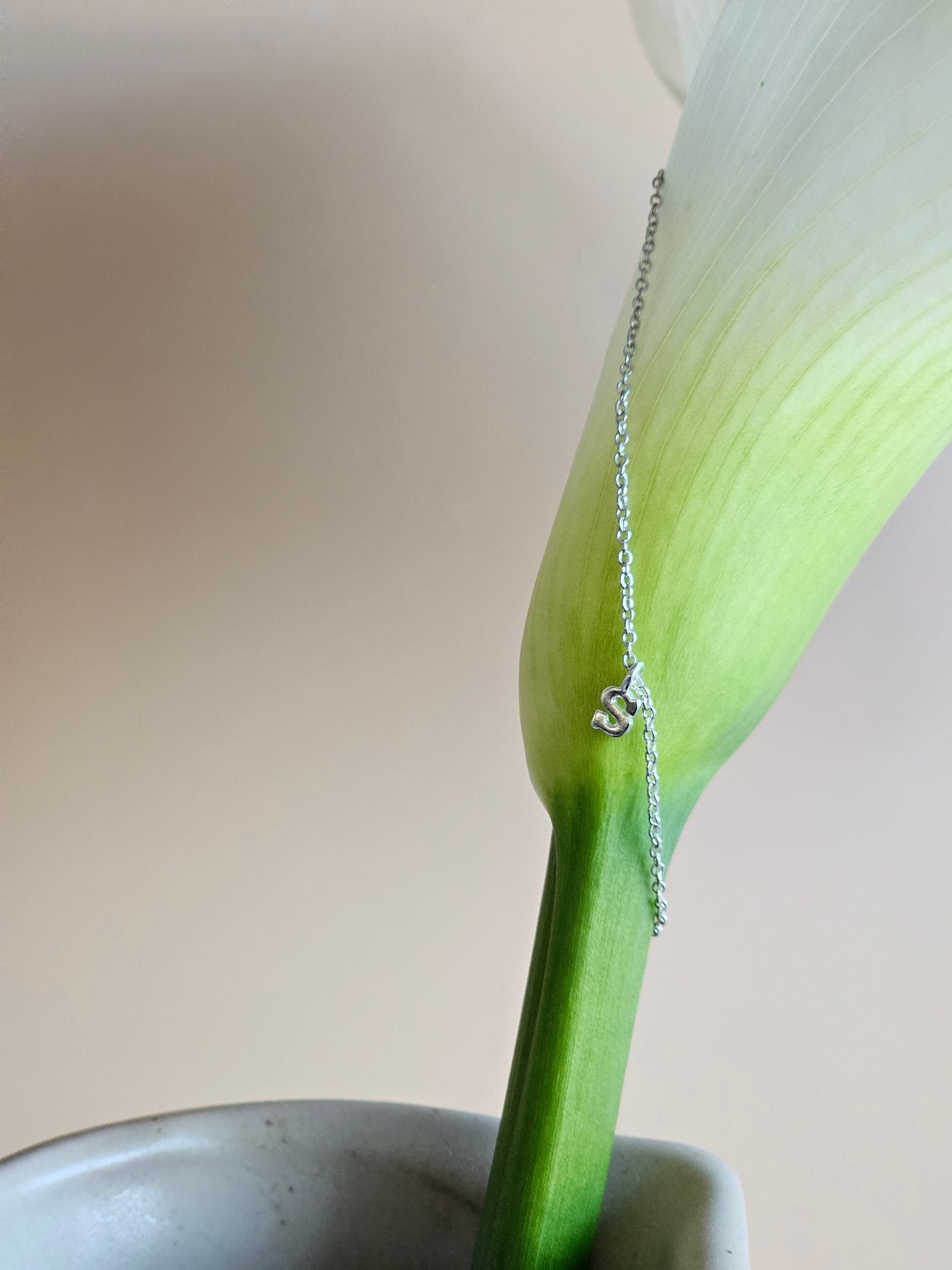 Collier Lettre d'Amour argent - Zyrola