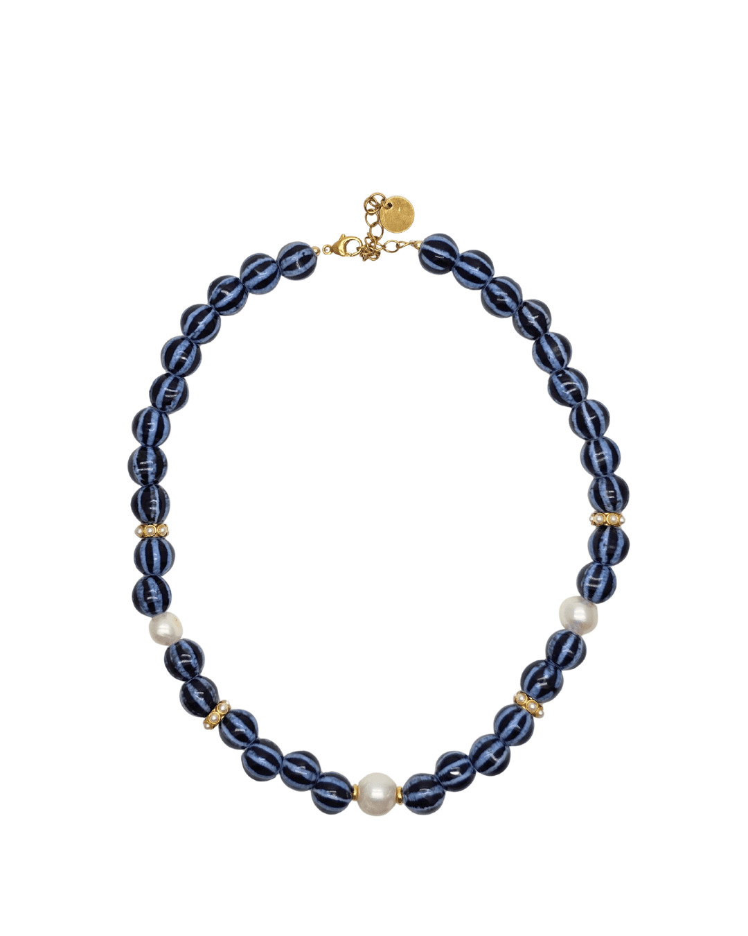 Collier Mary bleu - Zyrola
