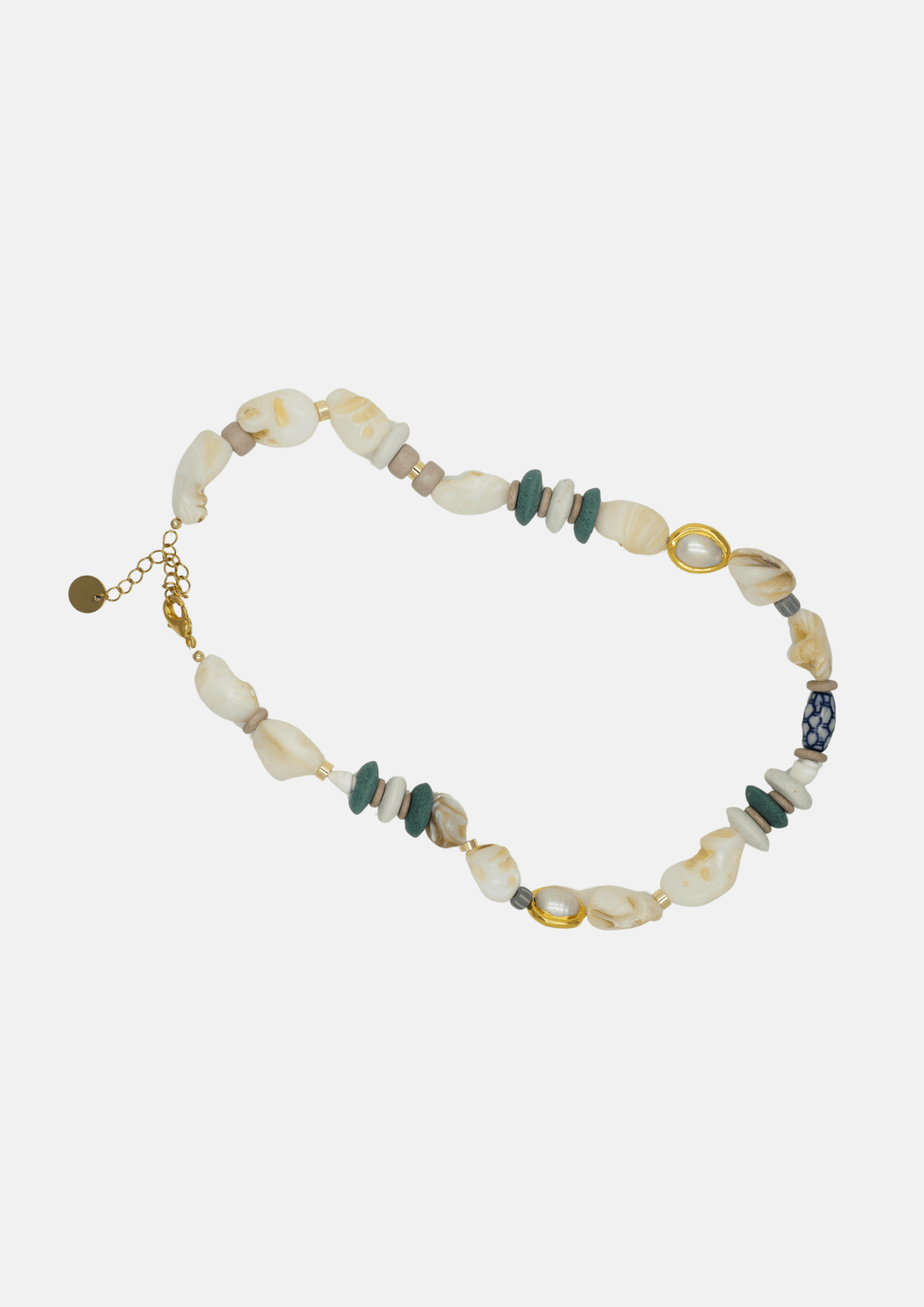 Collier Morgan – Perles artisanales & plaqué or - Zyrola