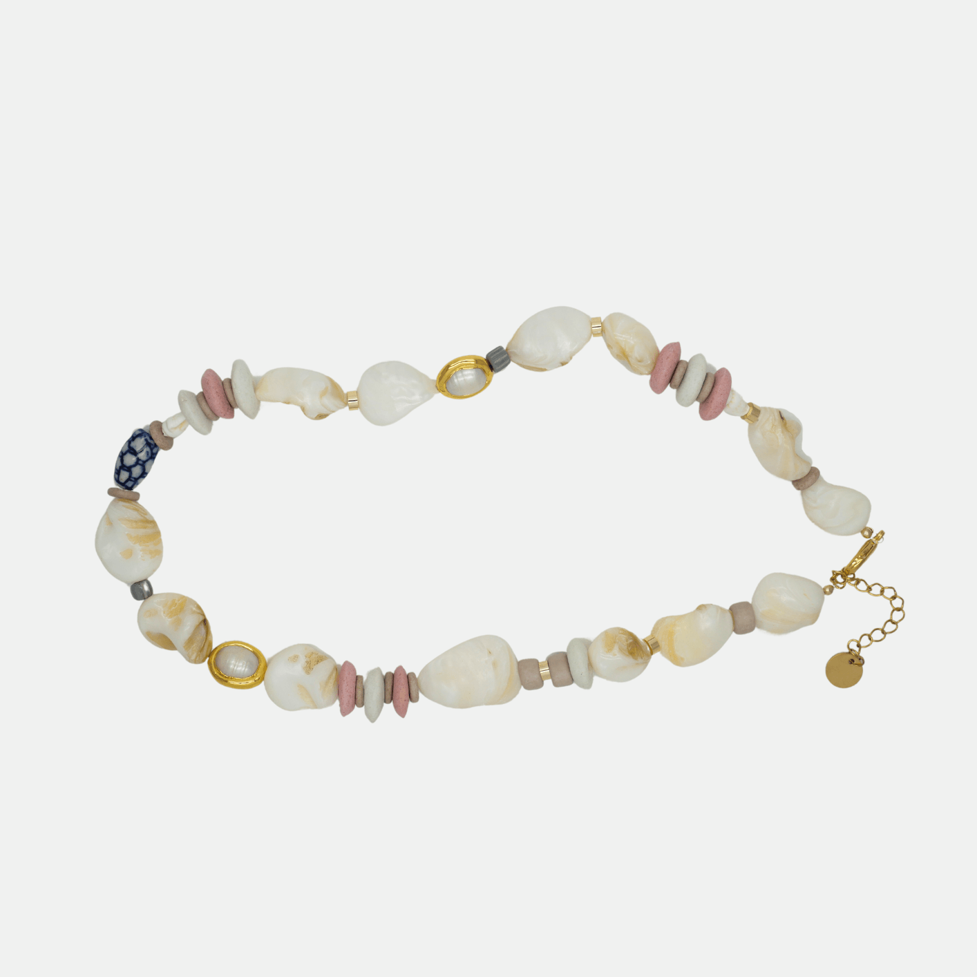 Collier Morgan – Perles artisanales & plaqué or - Zyrola
