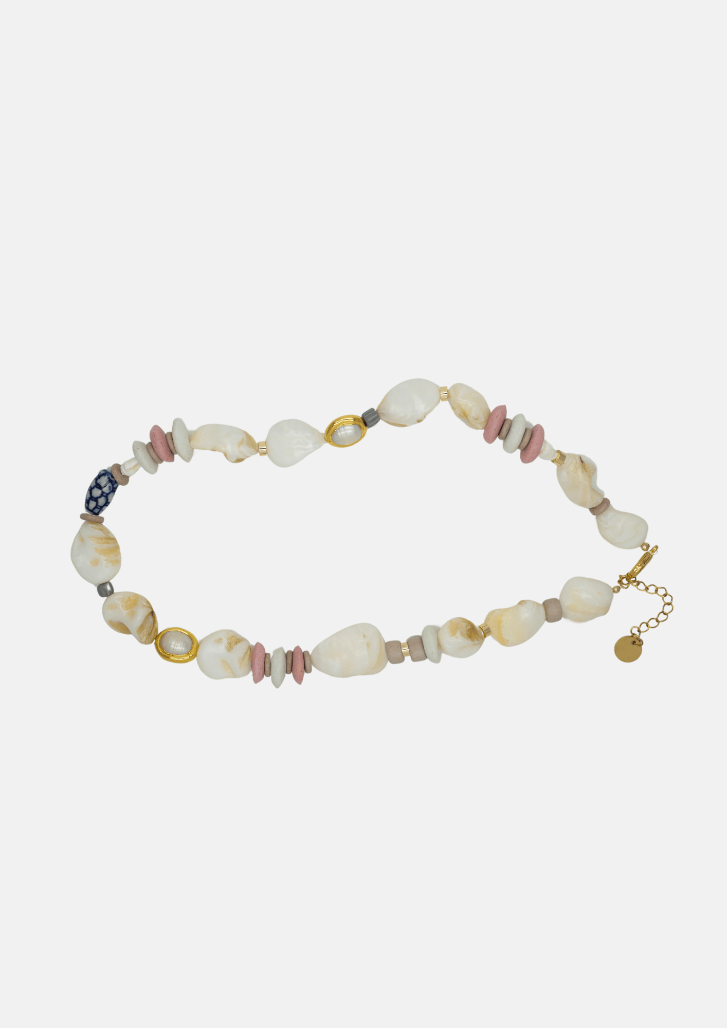 Collier Morgan – Perles artisanales & plaqué or - Zyrola
