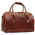 Cowhide leather duffel bag - Brown - Zyrola