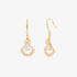 cubic hook drop earrings - Zyrola