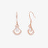 cubic hook drop earrings - Zyrola