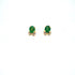 Emerald and Diamond Earring in 14K Yellow Gold - KGT 33537 - Zyrola