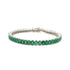 Emerald Bracelet in .925 Sterling Silver. - KSD 43070 - Zyrola