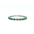 Emerald Bracelet in .925 Sterling Silver. - KSD 49334 - Zyrola