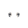 Emerald Earring in .925 Sterling Silver - KST 52057 - Zyrola