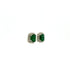 Emerald Jewellery Set in .925 Sterling Silver - KSS 60423 - Zyrola