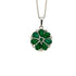 Emerald Pendant in .925 Sterling Silver - KSP 30798 - Zyrola