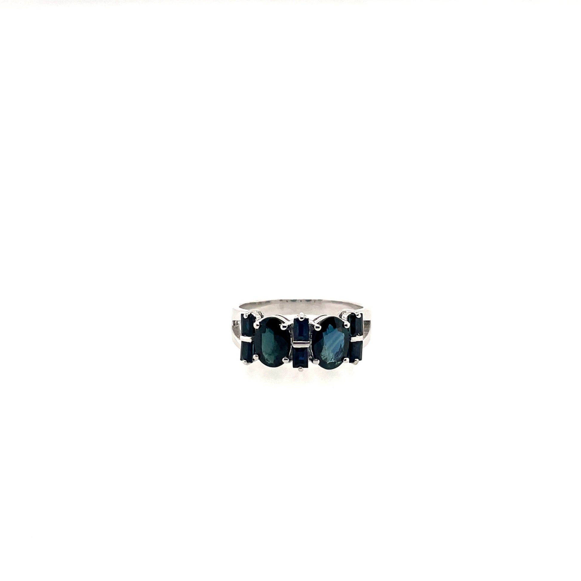 Emerald Ring in .925 Sterling Silver - KSR 14560 - Zyrola
