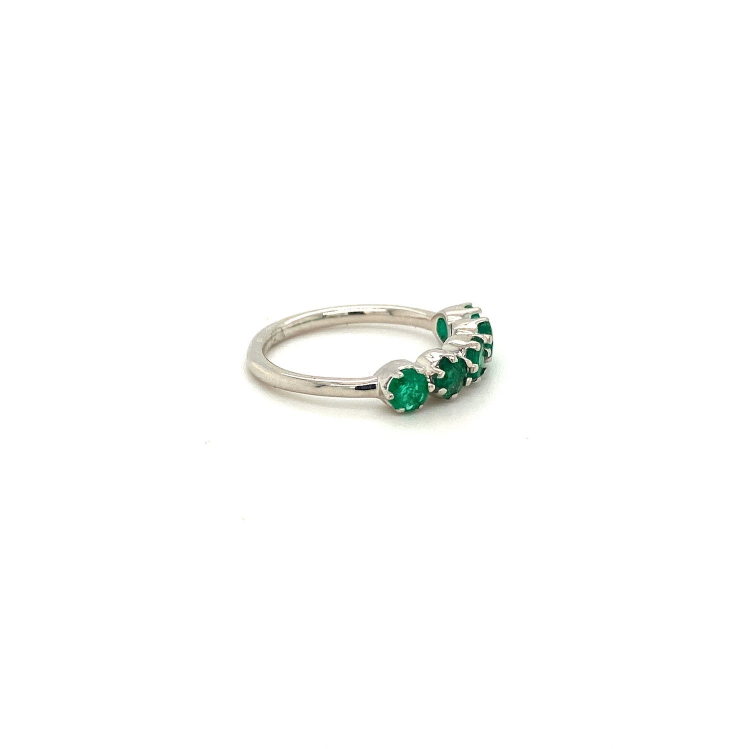 Emerald Ring in .925 Sterling Silver - KSR 14567 - Zyrola