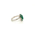 Emerald Ring in .925 Sterling Silver - KSR 14947 - Zyrola