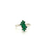 Emerald Ring in .925 Sterling Silver - KSR 14947 - Zyrola