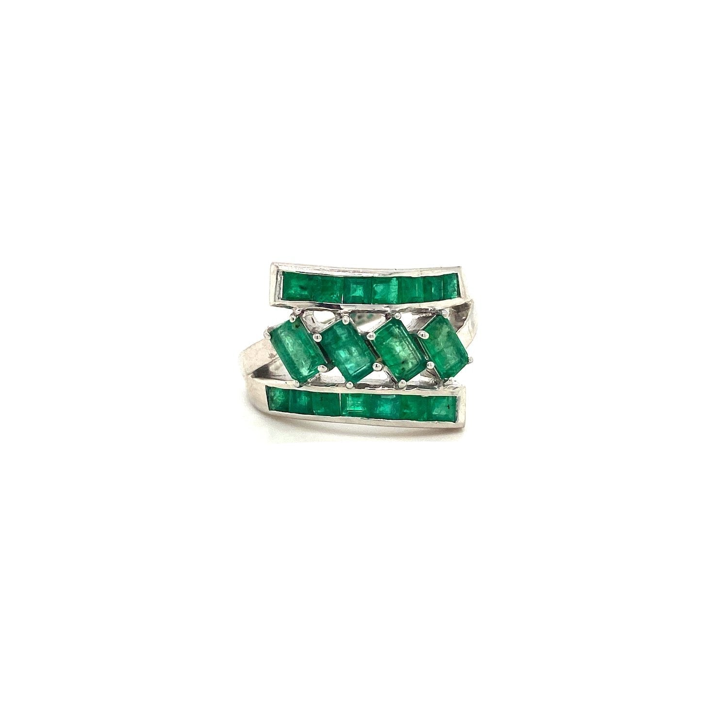 Emerald Ring in .925 Sterling Silver - KSR 16313 - Zyrola