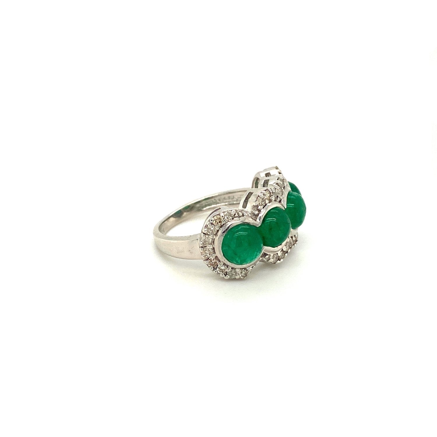 Emerald Ring in .925 Sterling Silver - KSR 17360 - Zyrola