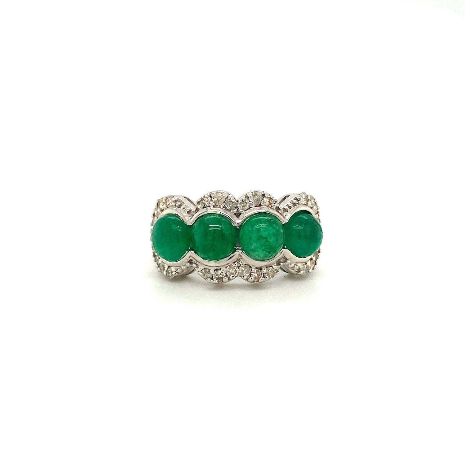 Emerald Ring in .925 Sterling Silver - KSR 17360 - Zyrola