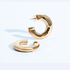 Emma Gold Hoops - Zyrola