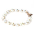 Freshwater Button Shape White Clayfield Bracelet 8 - 9 mm AAAA - Zyrola