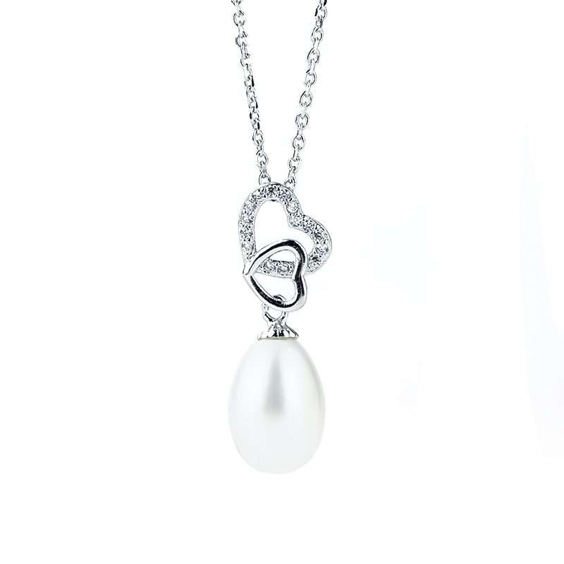 Freshwater White Pearls Toorak Pendant 8 - 9 mm AAA - Zyrola
