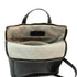Full grain leather backpack - black - Zyrola