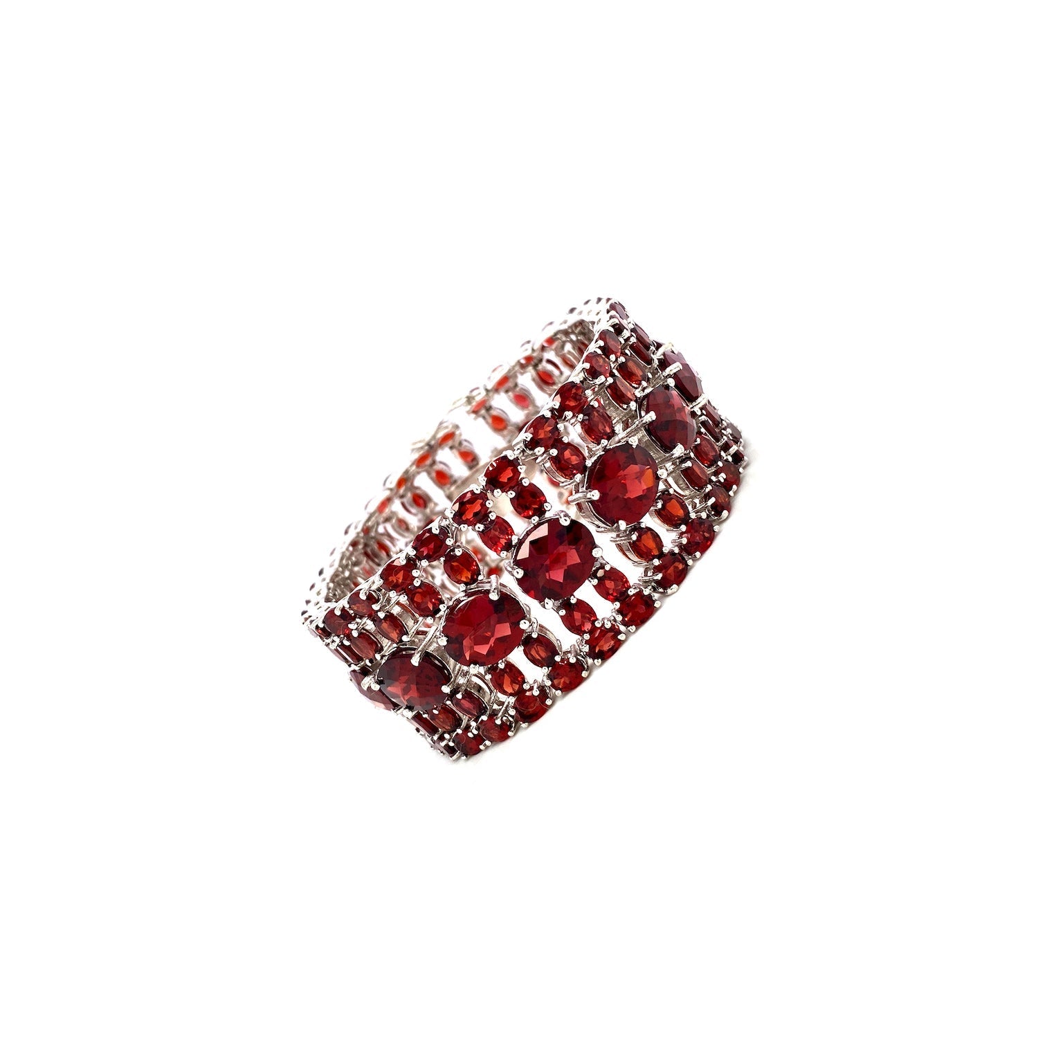 Garnet Bracelet in .925 Sterling Silver - KSD 4528 - Zyrola