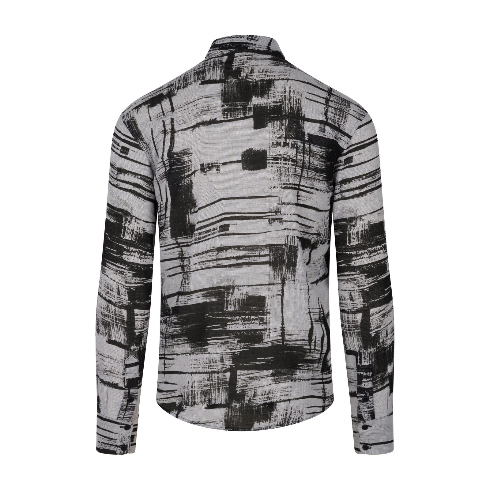 Geometric Harmony Linen Shirt - Zyrola