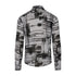 Geometric Harmony Linen Shirt - Zyrola