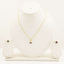 Handmade Ruby Set in its Natural form Gold Plated - Zyrola