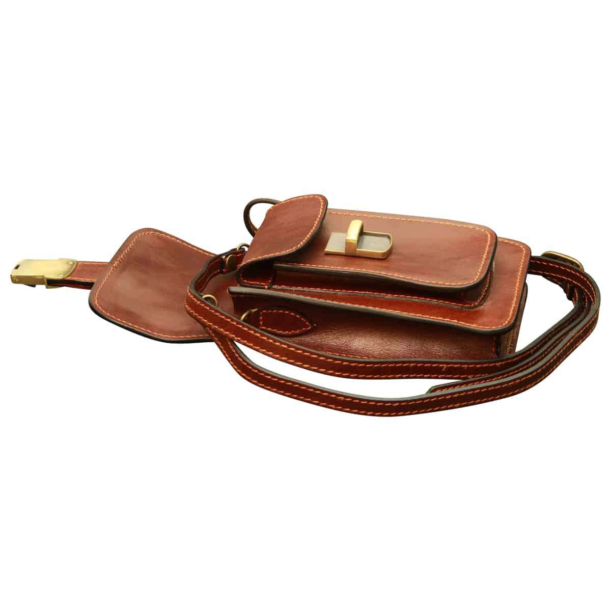 Leather Belt Piece - Brown - Zyrola