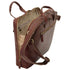 Leather Briefcase with zip closure - Brown - Zyrola