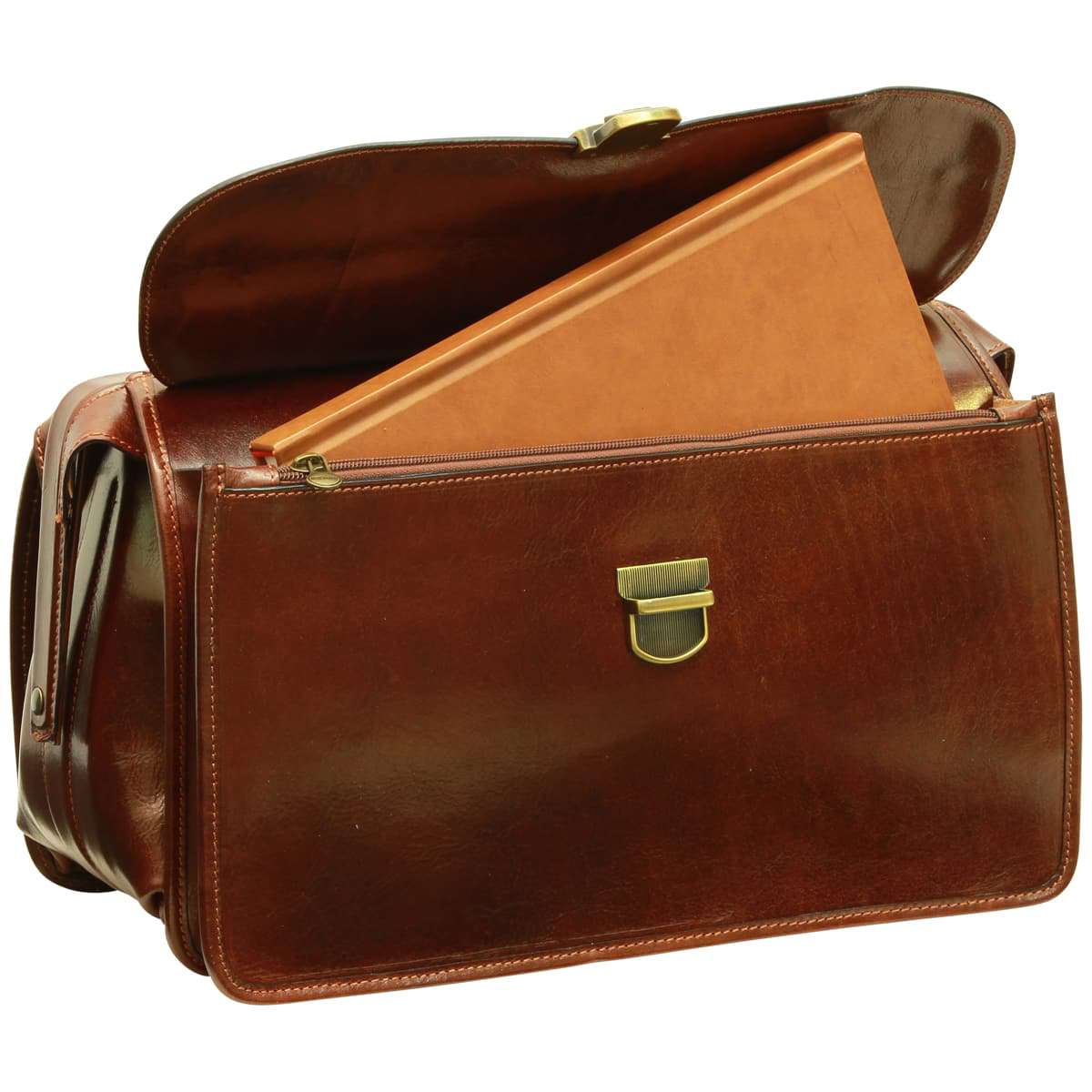 Leather Doctor's Bag - Brown - Zyrola