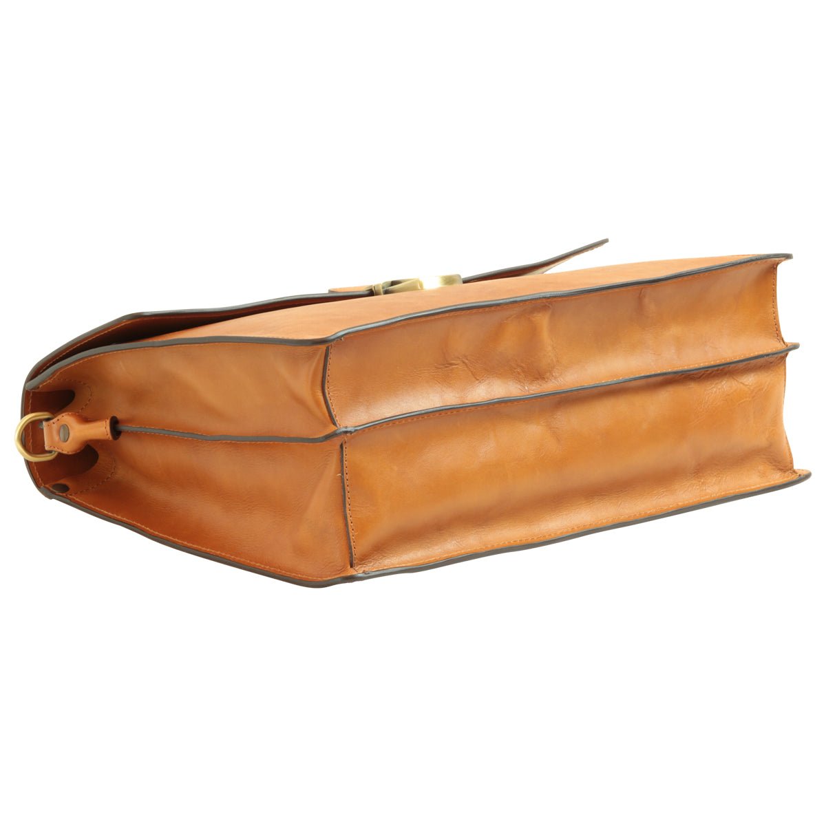 Leather Laptop Briefcase - Brown Colonial - Zyrola