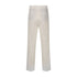 Linen White Pleated Pants - Zyrola