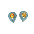 Multi Colour Stones Earring in .925 Sterling Silver KST - 5090 - Zyrola