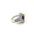 Multi Colour Stones Ring in .925 Sterling Silver - KSR 1462 - Zyrola